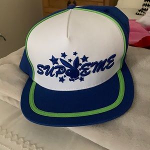 Supreme “playboy” hat
